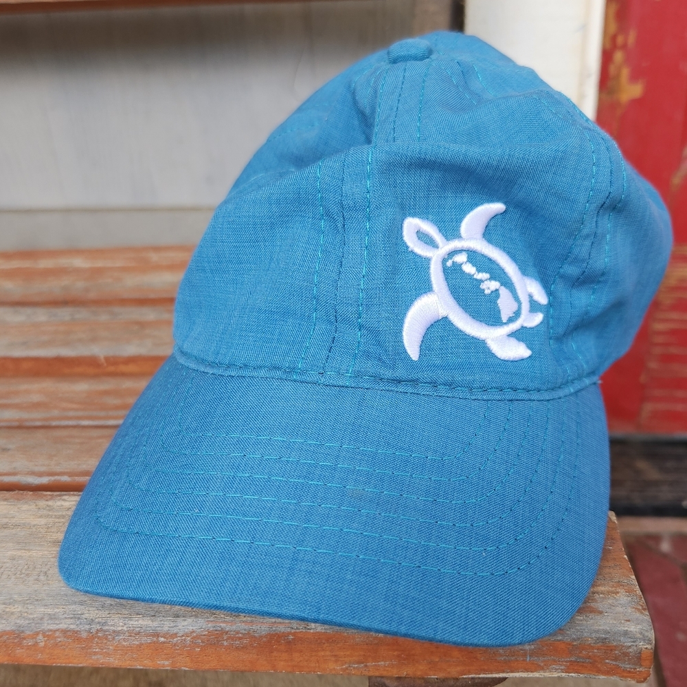 Light Blue Turtle Hawaii Baseball Hat
